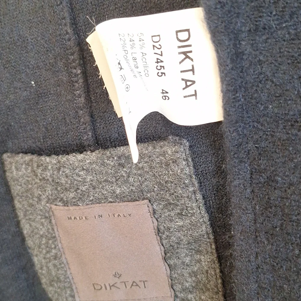 Elegant DIKTAT Made In ITALY Dark BLUE Blazer for Men, SIZE 46